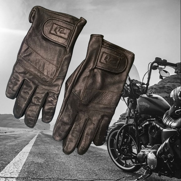Black Tactical Motorcycle Gloves with Reinforced Panels - Picture 1 of 10